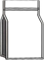 八边封（拉链）袋